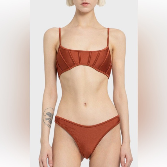 ZIMMERMANN
Brown Alight Bikini Top size 0 new with tags fits US 4 Retail $275 - Picture 3 of 14